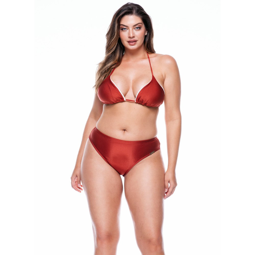 CUPPED TRIANGLE BIKINI TOP IN TWO COLORS-LEHONA USA