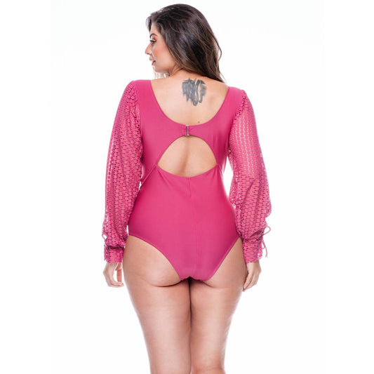 SWIMSUIT NO PADDED WITH PUFFED SLEEVES-LEHONA USA