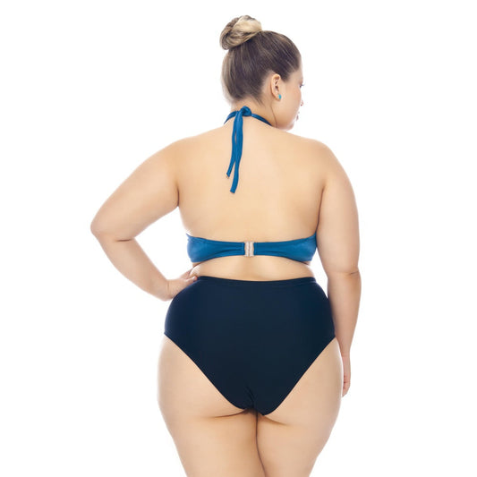 BIKINI TOP WITH PADDED CUPS AND METAL DETAILING FOR WOMAN-LEHONA USA