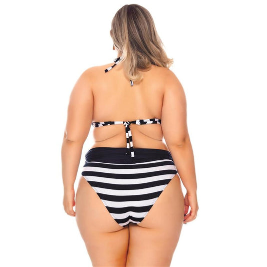 BIKINI TOP WITH PADDED CUPS AND TIE DETAILING-LEHONA USA