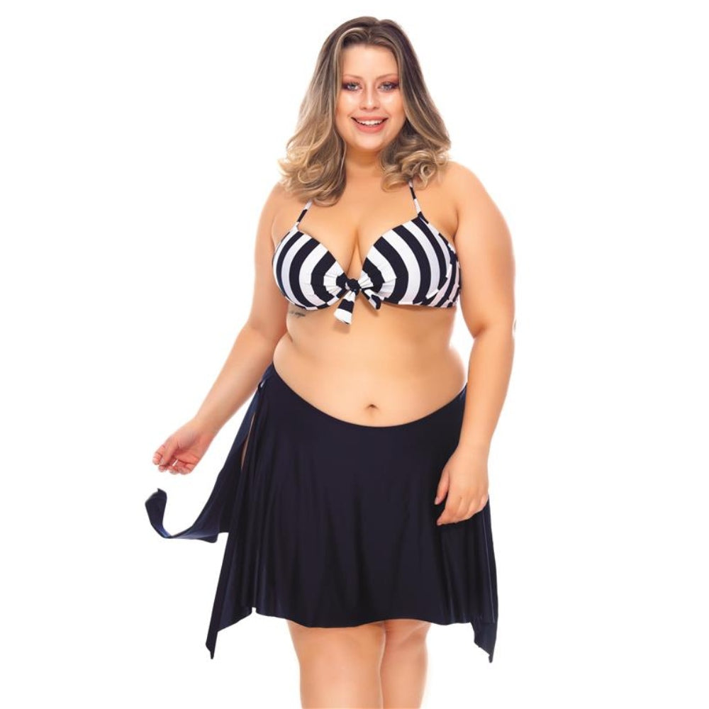 BIKINI TOP WITH PADDED CUPS AND TIE DETAILING-LEHONA USA