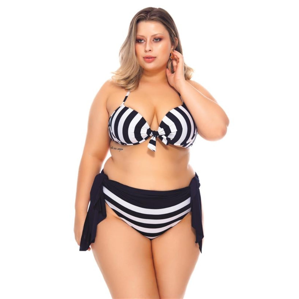BIKINI TOP WITH PADDED CUPS AND TIE DETAILING-LEHONA USA