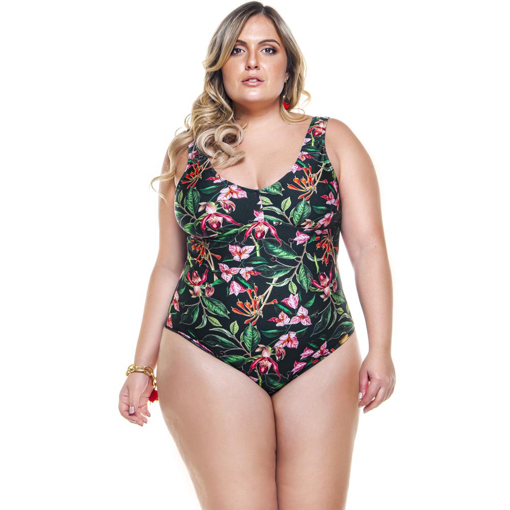 CLASSIC SWIMSUIT IN CHERRY TREE PRINT-LEHONA USA