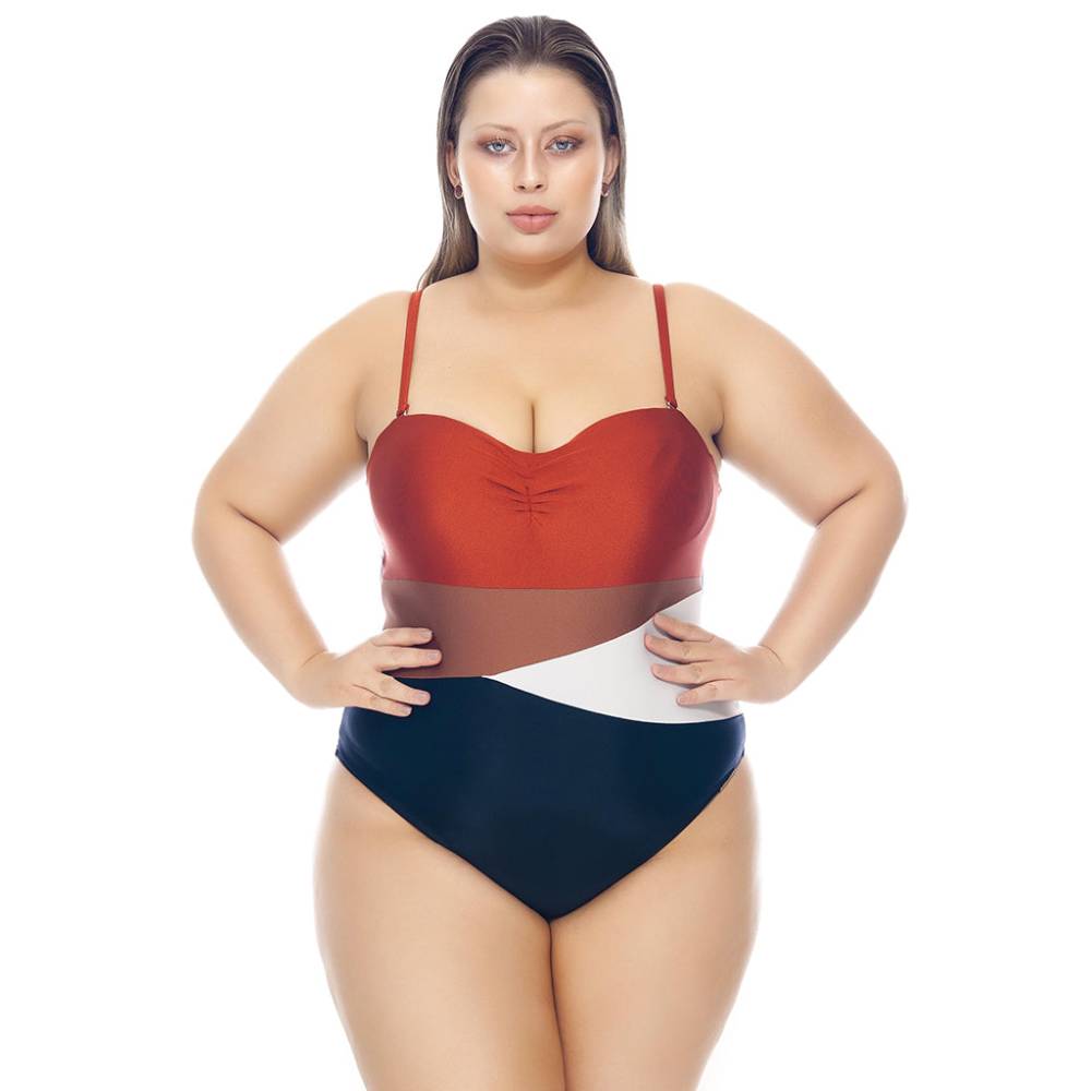 COLOURED SWIMSUIT WITH NEW PADDED CUPS-LEHONA USA