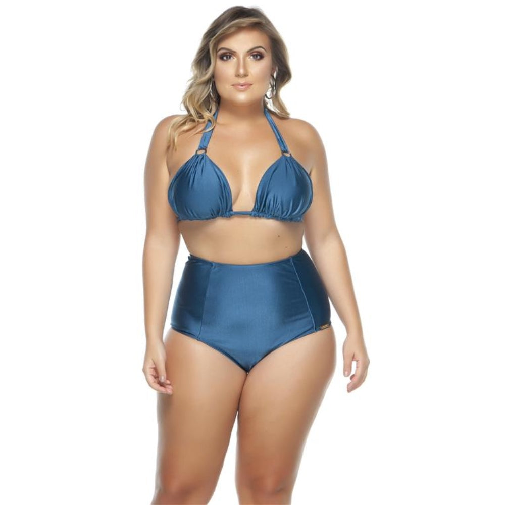 DOUBLE BIKINI TOP WITH METAL DETAILING-LEHONA USA