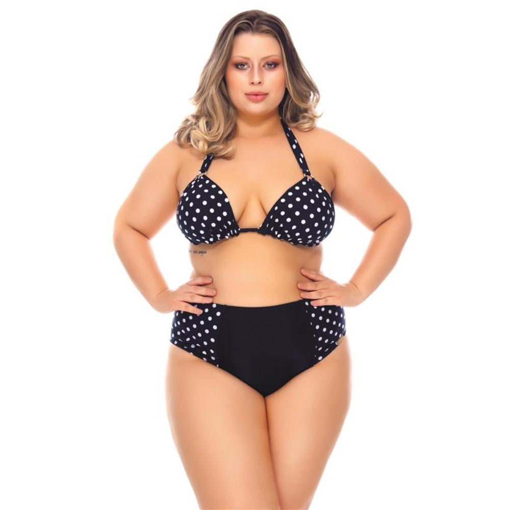 DOUBLE BIKINI TOP WITH METAL DETAILING-LEHONA USA