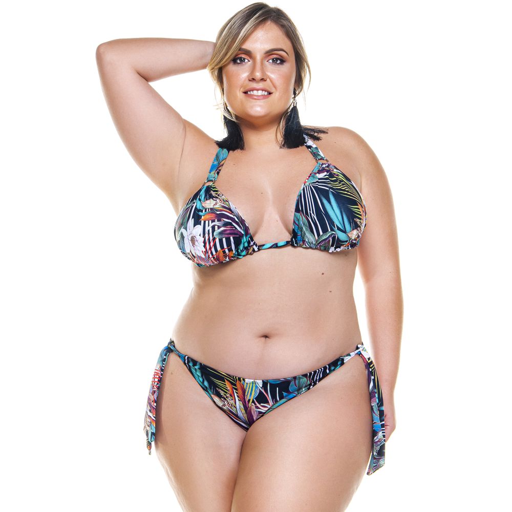 DOUBLE BIKINI TOP WITH METAL DETAILING FOR WOMAN-LEHONA USA