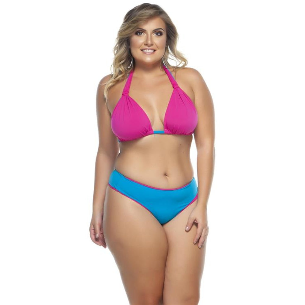 DOUBLE REVERSIBLE SLIDING TRIANGLE BIKINI TOP-LEHONA USA