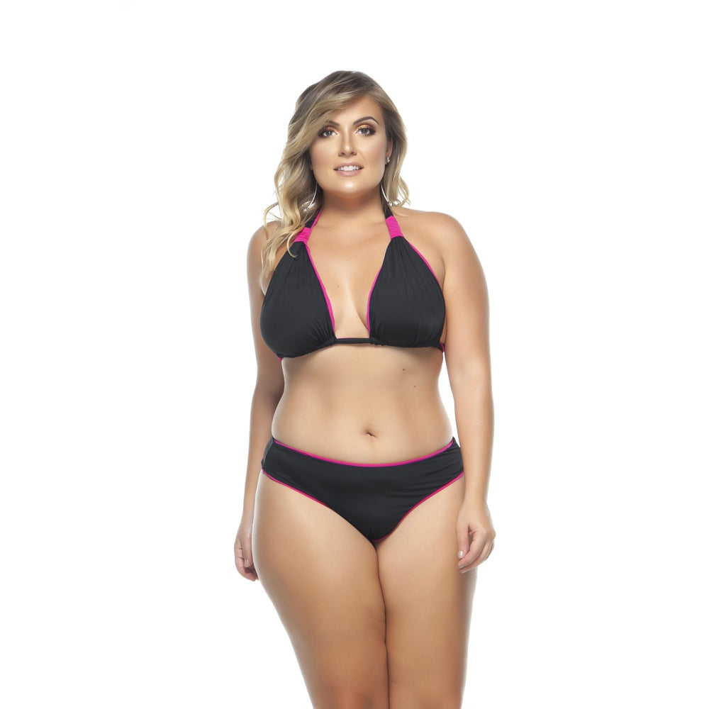 DOUBLE REVERSIBLE SLIDING TRIANGLE BIKINI TOP-LEHONA USA