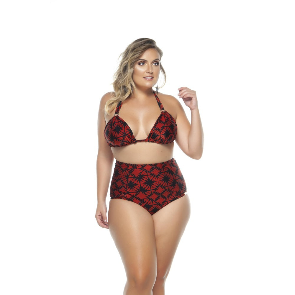DOUBLE SWIM TOP WITH METAL IN THE HANDLES FOR WOMAN-LEHONA USA