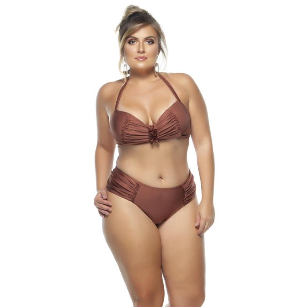 DRAPED SIDE BIKINI BOTTOM-LEHONA USA
