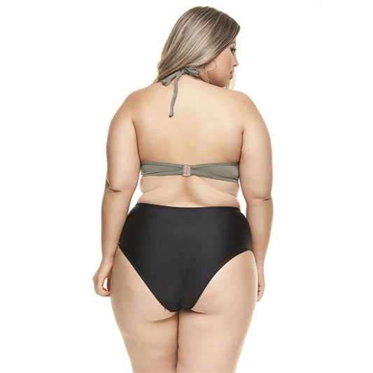 HIGH WAISTED THREE COLORED BIKINI BOTTOM-LEHONA USA