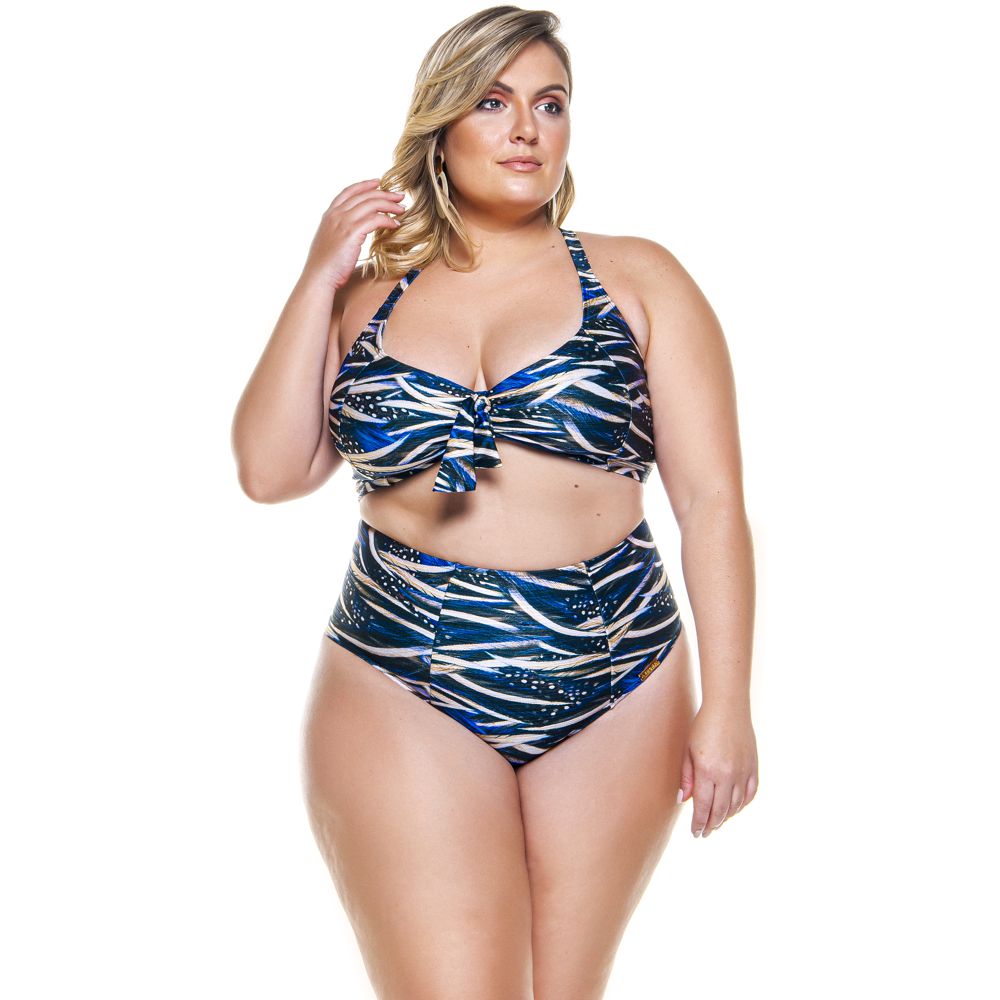 NON PADDED TIE FRONT BIKINI TOP FOR WOMAN-LEHONA USA