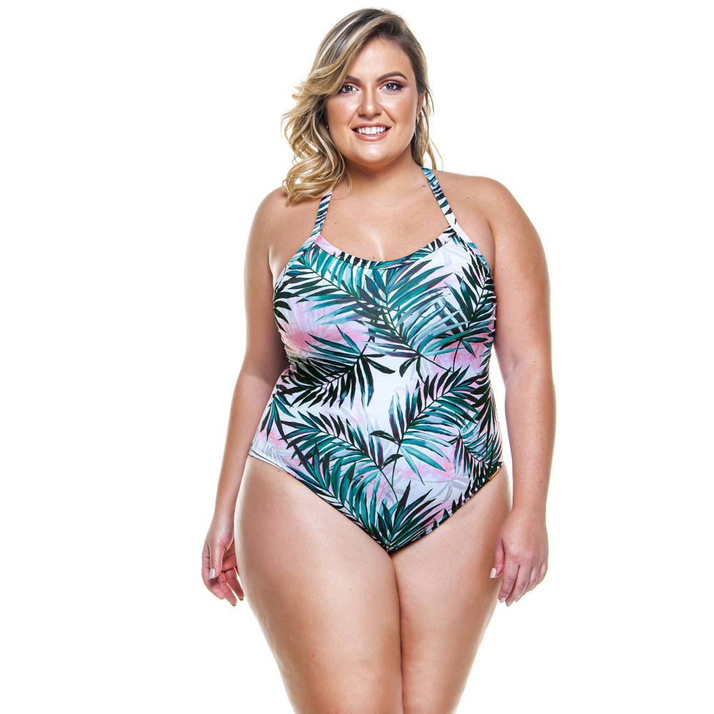 PADDED SWIMSUIT AND CROSSED BACK FOR WOMAN-LEHONA USA