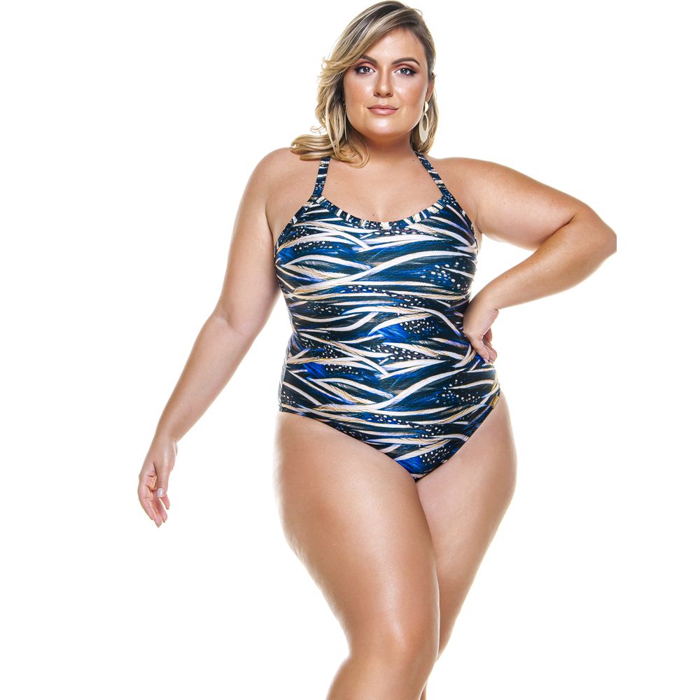 PADDED SWIMSUIT AND CROSSED BACK FOR WOMAN-LEHONA USA