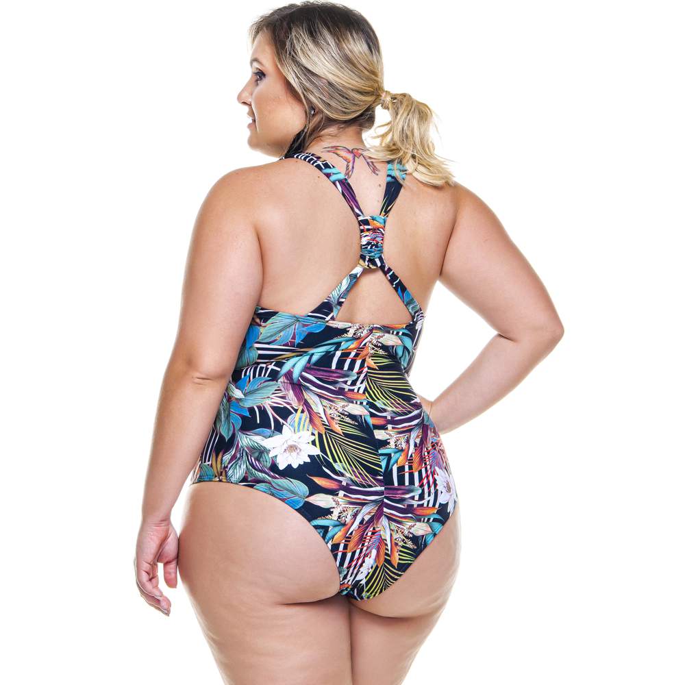 SWIMSUIT WITH BRAIDED DETAIL ON THE BUST FOR WOMAN-LEHONA USA