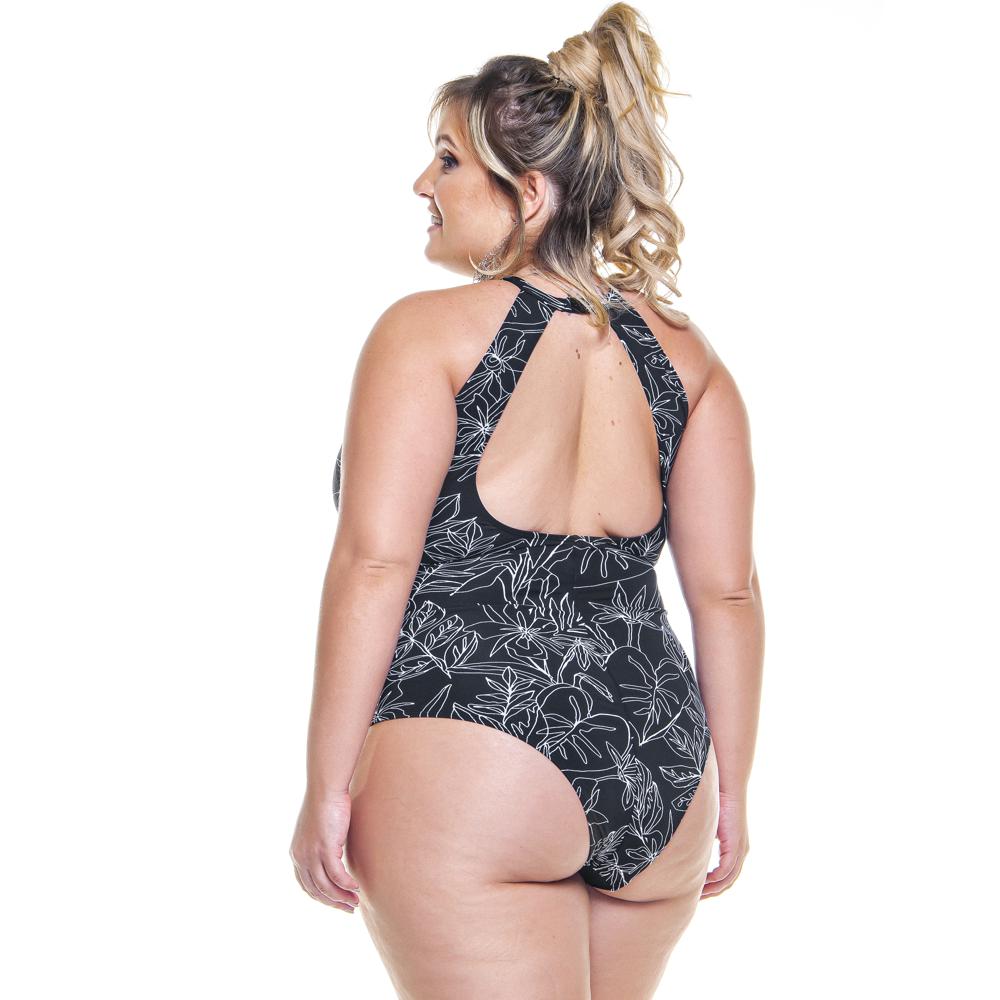 SWIMSUIT WITH CHOKER AND PADDED CUPS FOR WOMAN-LEHONA USA