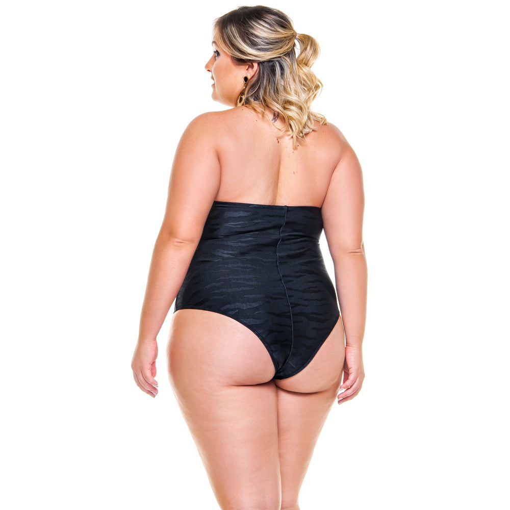 SWIMSUIT WITH CHOKER AND PADDED CUPS FOR WOMAN-LEHONA USA