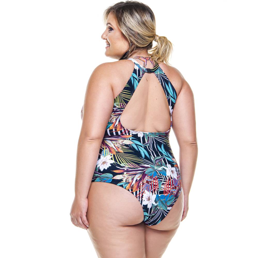 SWIMSUIT WITH CHOKER AND PADDED CUPS FOR WOMAN-LEHONA USA