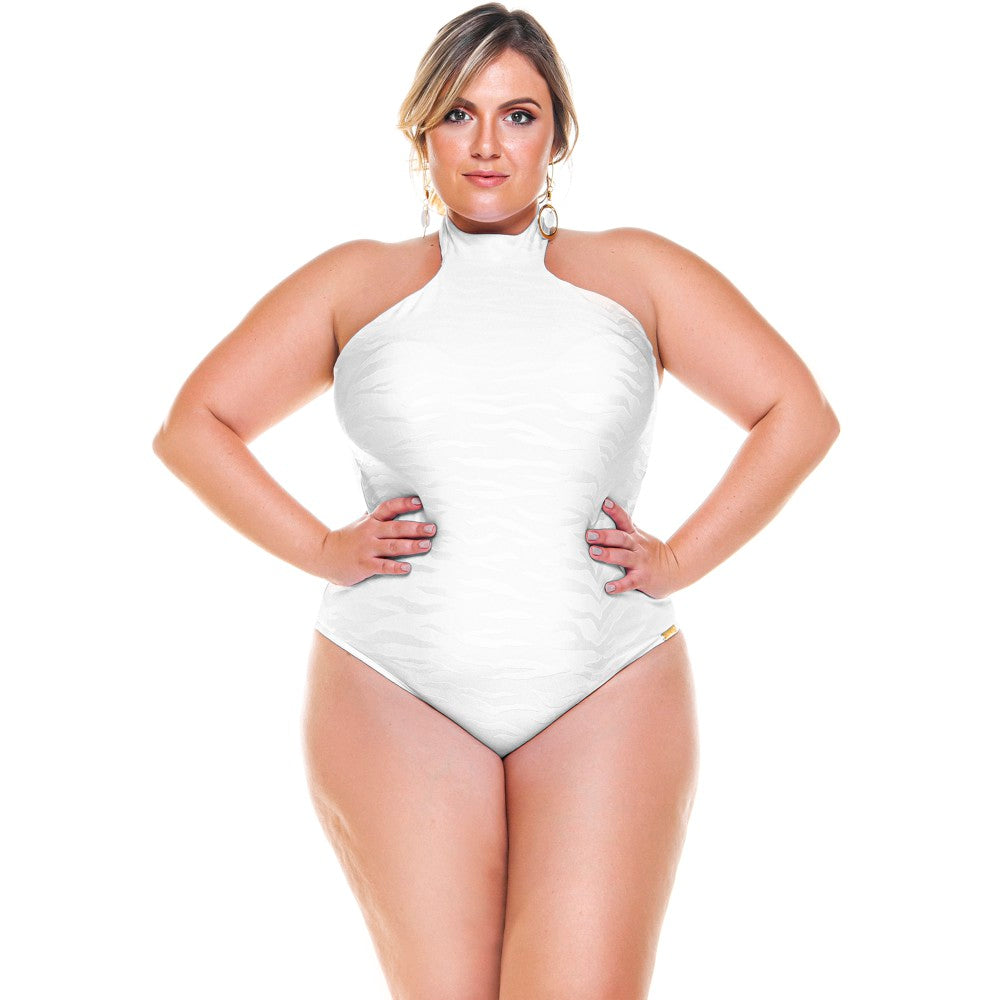 SWIMSUIT WITH CHOKER AND PADDED CUPS FOR WOMAN-LEHONA USA
