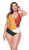 CHROMA ELEGANCE COLOR-BLOCK SWIMSUIT