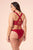 PLUS SIZE PANTY WITH SIDE TIES IN DIVINE SHIMMERING RED