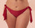 PLUS SIZE PANTY WITH SIDE TIES IN DIVINE SHIMMERING RED