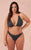 REVERSIBLE DOUBLE-SIDED PLUS SIZE TRIANGLE BIKINI TOP