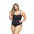 DRAPED SWIMSUIT WITH PADDED AND WIRED CUPS-LEHONA USA