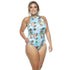 MARAGOGI SWIMSUIT WITH CHOKER AND PADDED CUPS
