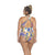 SWIMSUIT WITH  A KNOT TIE IN THE NECKLINE-LEHONA USA