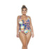 SWIMSUIT WITH  A KNOT TIE IN THE NECKLINE