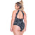 SWIMSUIT WITH CHOKER AND PADDED CUPS FOR WOMAN-LEHONA USA