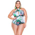 SWIMSUIT WITH COMPRESSION LINNING