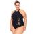 SWIMSUIT WITH EMBROIDERY, CHOKER AND PADDED CUPS-LEHONA USA
