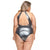 SWIMSUIT WITH PADDED CUPS AND A BOW ON THE NECKLINE-LEHONA USA