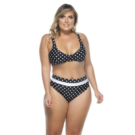 WIDE SIDE TWO COLORED BIKINI-LEHONA USA